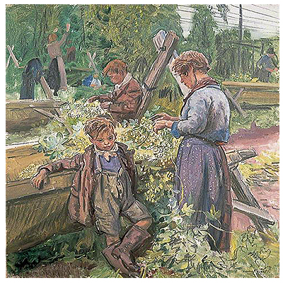 نقاشی های امپرسیونیسم لورا نایت (Laura Knight)