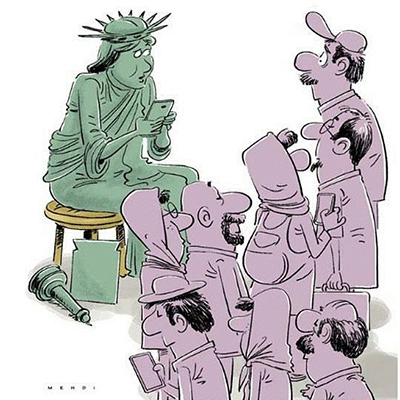 مجموعه ای از  کارتون های مهدی عزیزی