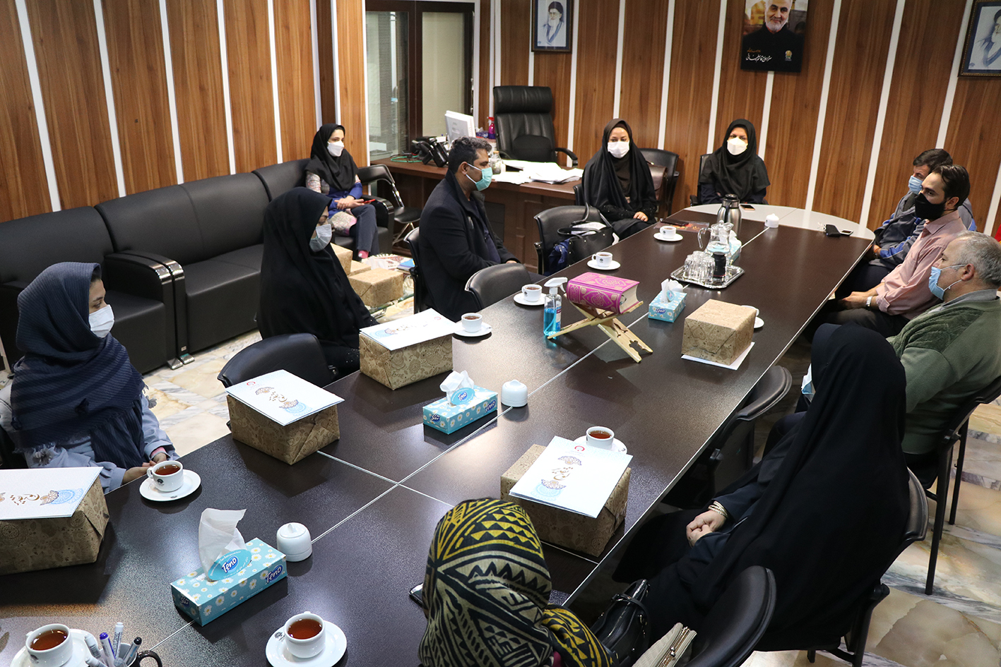 تقدیر از خوشنویسان فعال در پویش اهدای خون «همای رحمت»