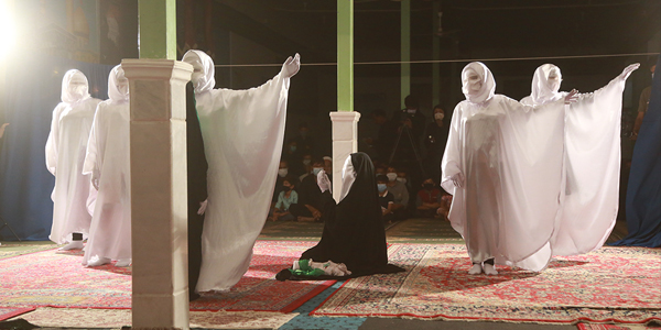 اجرای تعزیه «رقیه‌جان» در محله حسین‌آباد زابل به‌مناسبت اربعین حسینی